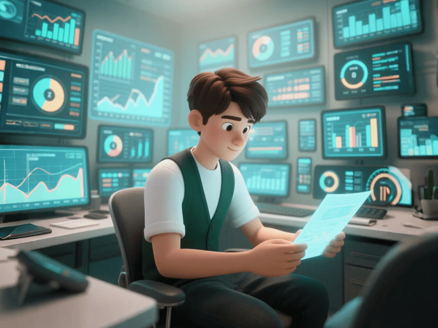 A content creator is building personal branding.
