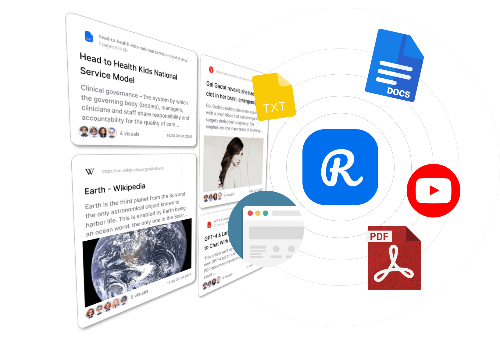 recap ai, web content, pdf, screenshot, chrome extension